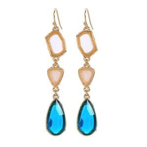 5/$25 Multicolor Crystal Drop Earrings